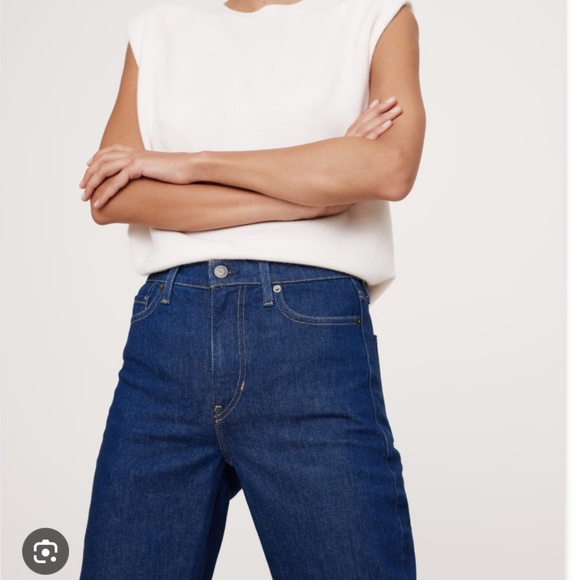 HIGH-RISE STRAIGHT JEAN Petite 25/0 - Picture 4 of 7